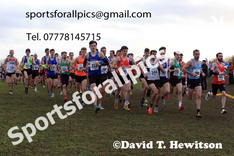 Senior Mens 2024 Northern Cross Country Champs., Sedgefield. Photo: David T. Hewitson/Sports for All Pics